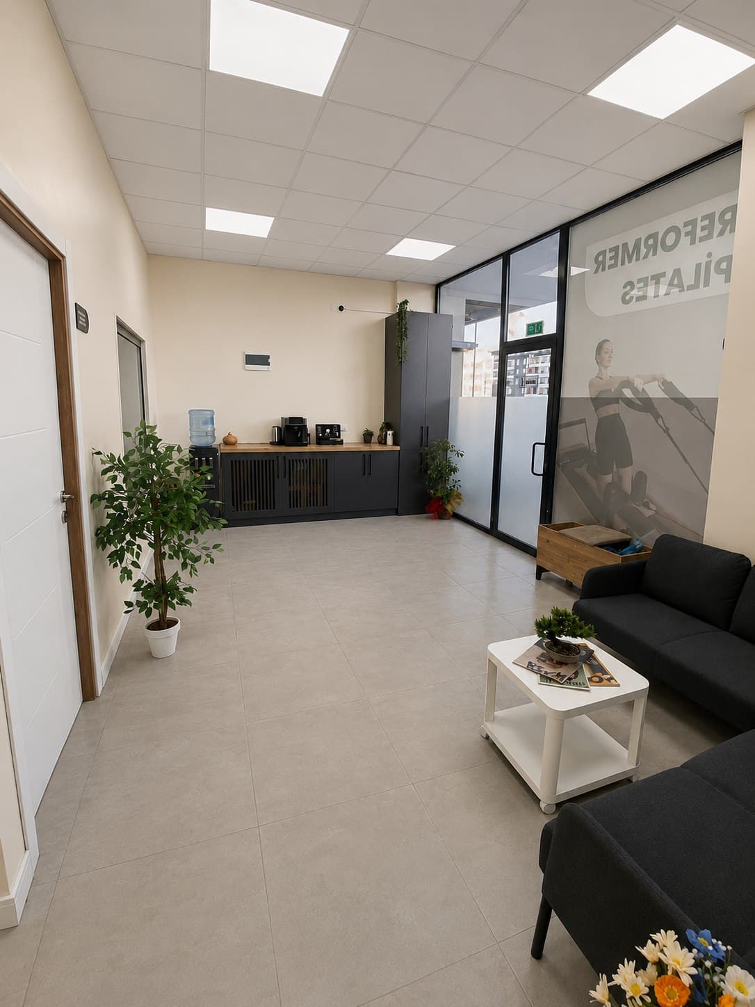 Bekleme salonu ve resepsiyon alanı